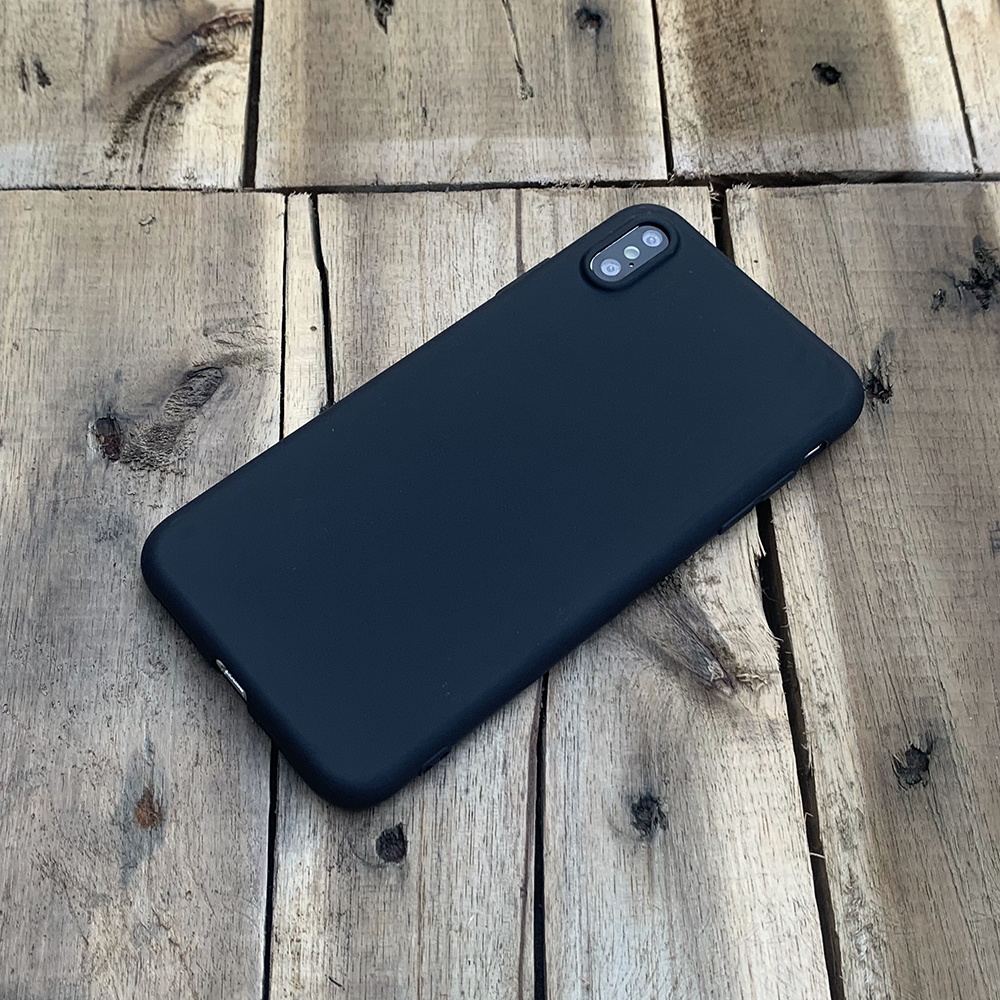 Ốp lưng dẻo mỏng dành cho iPhone XS Max - Màu đen