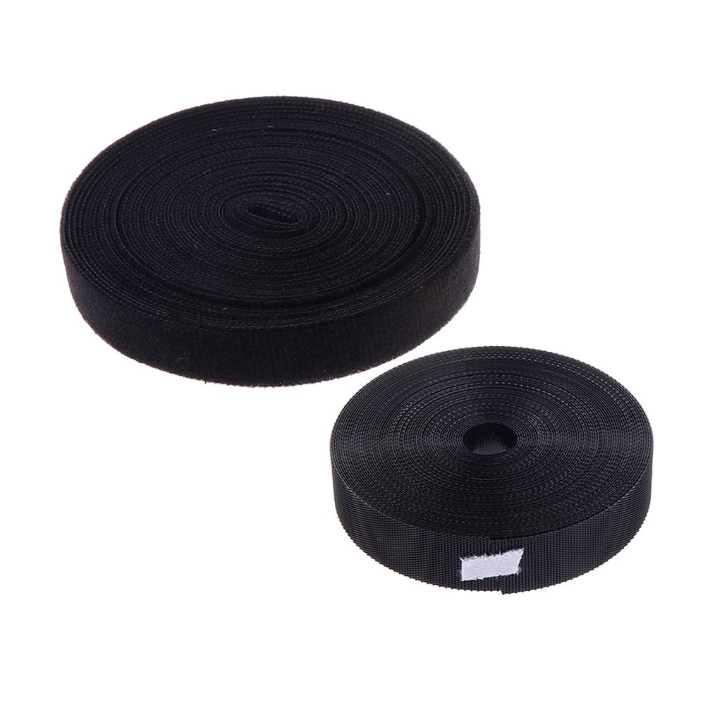 1.94M*20mm Sticky Self Adhesive Hook And Loop Tape Fastener Strip Solid