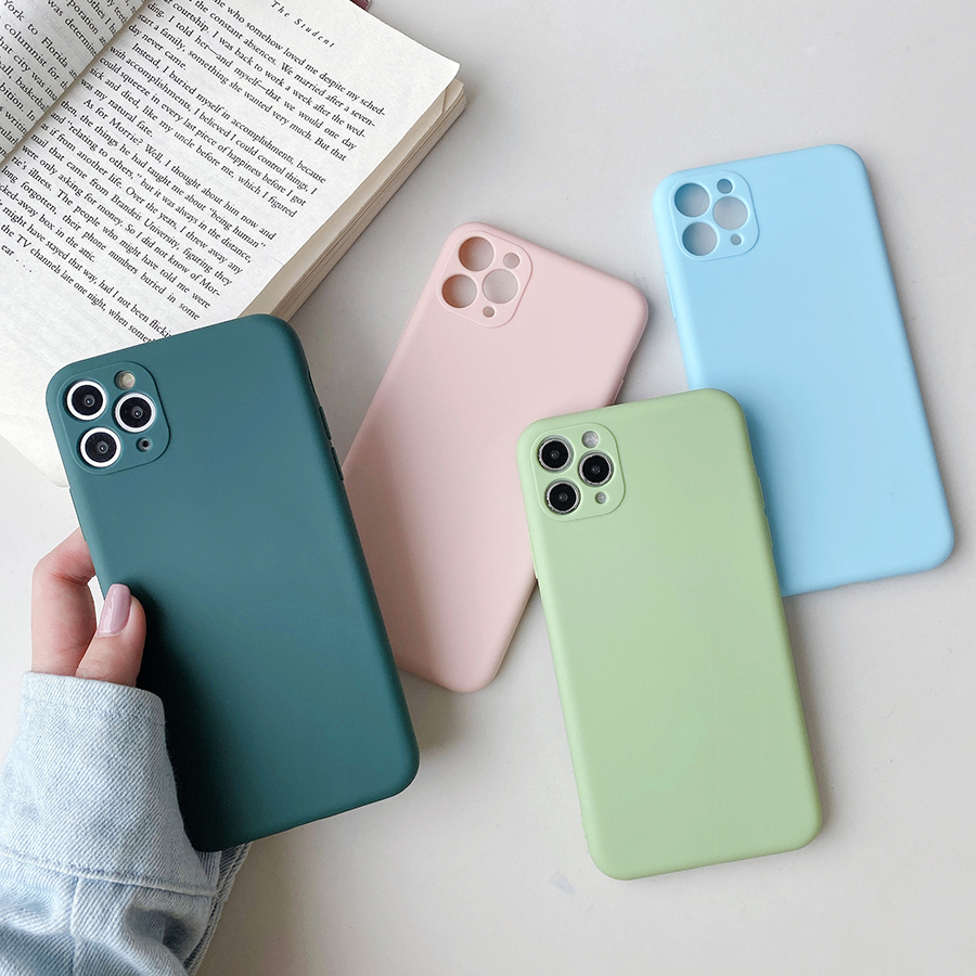 Ốp Lưng Dẻo Màu Bảo Vệ Camera Dành Cho Các dòng iPhone 6/ 6 Plus/ 7/ 8 / SE 2020 / 7 Plus / 8 Plus / X / Xs Max/ 11/ 11 Pro/ 11 Pro Max - Handtown - Hàng Chính Hãng