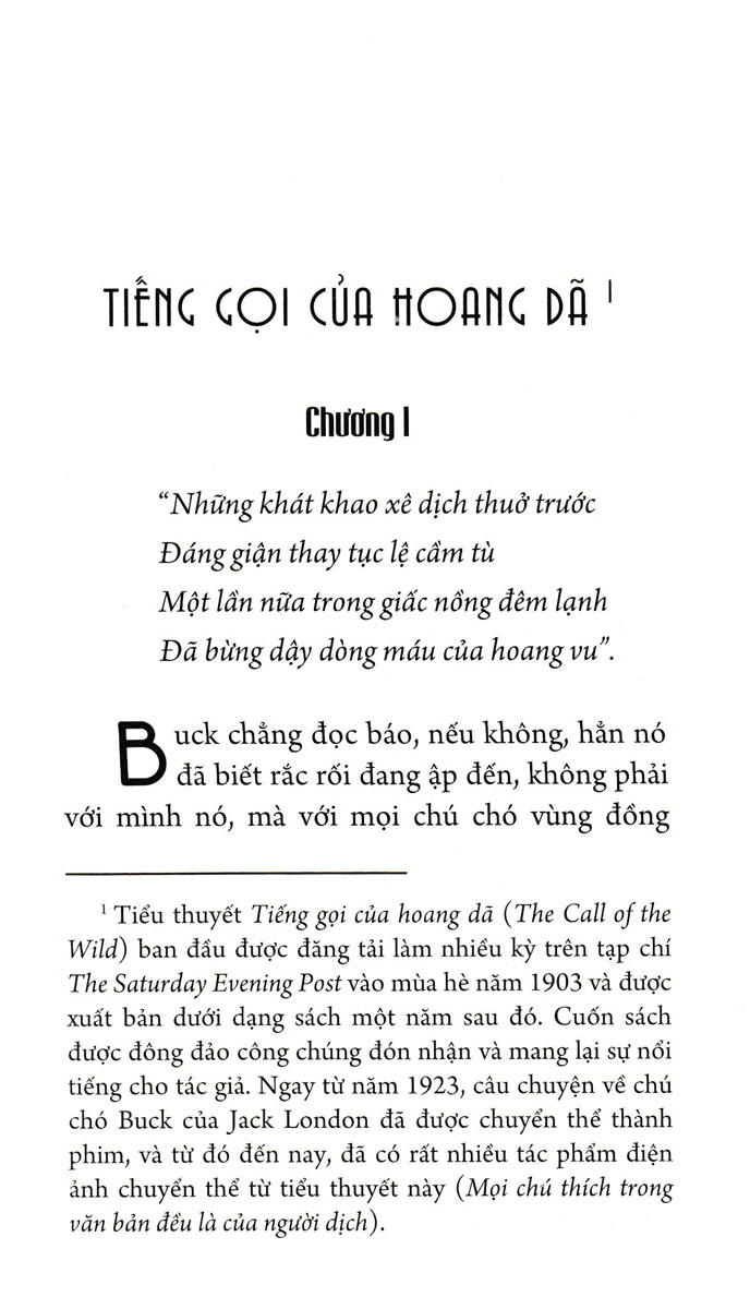 Tiếng Gọi Của Hoang Dã (Sbooks)
