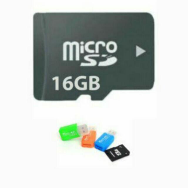 Combo thẻ nhớ micro 16gb và đầu đọc thẻ