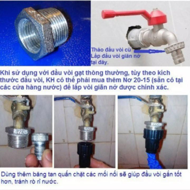 Vòi rửa xe - Vòi tưới cây giãn nở lên tới 30m