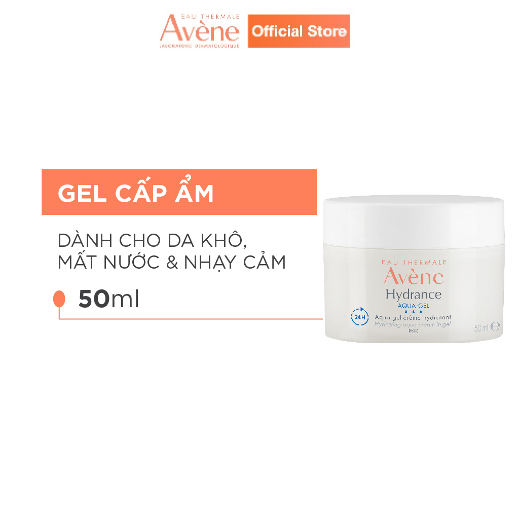 Gel cấp ẩm tức thì cho da khô mất nước, nhạy cảm AVÈNE AQUA-GEL 50ML