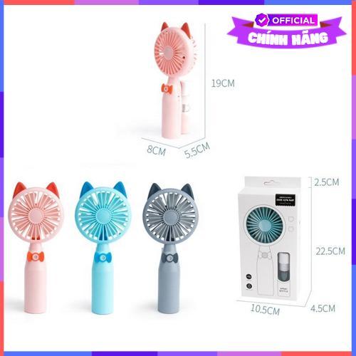 Quạt Cầm Tay Vouller Mini Kèm Bình Nước Phun Sương Mẫu Mới Hn 2020 Siêu Hot Tạo Ẩm, Bảo Vệ Da Mặt Không Bị Khô, Nóng - Giao Ngẫu Nhiên - Hàng Chính Hãng