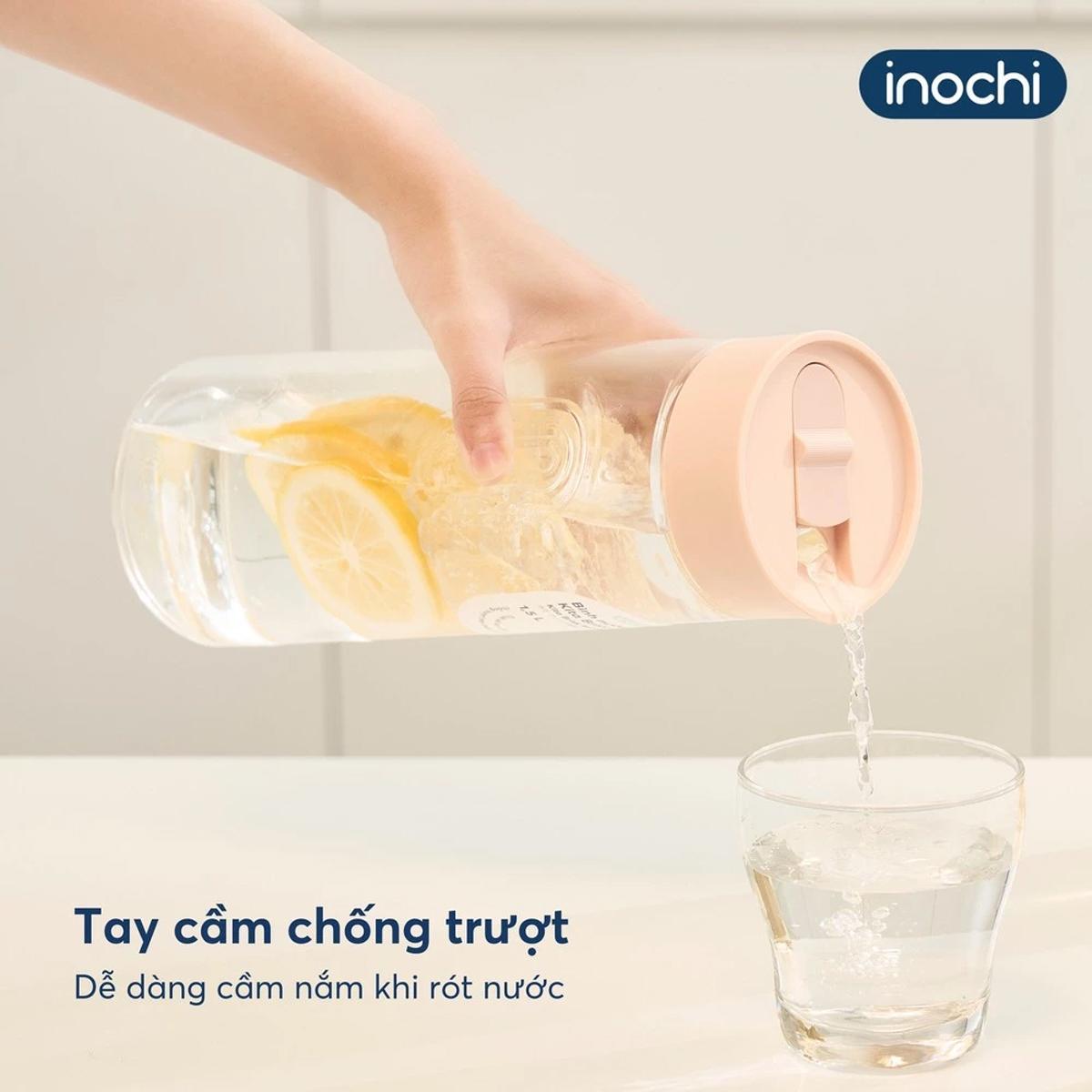 Bình Nước Kita Brisk 1.5L - Inochi HIN.BNKB.1500 - Màu Hồng Nhạt