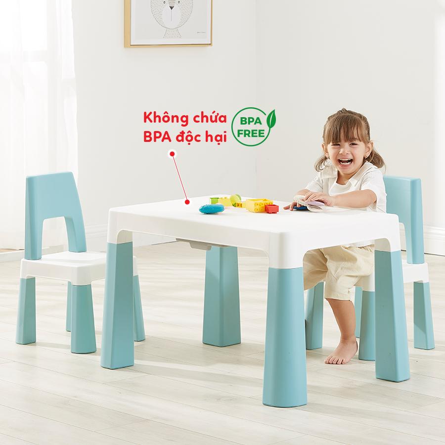 Bộ Bàn Học PEEK A BOO Kèm 2 Ghế Cao Cấp Cho Bé Từ 2 Tuổi PAB019