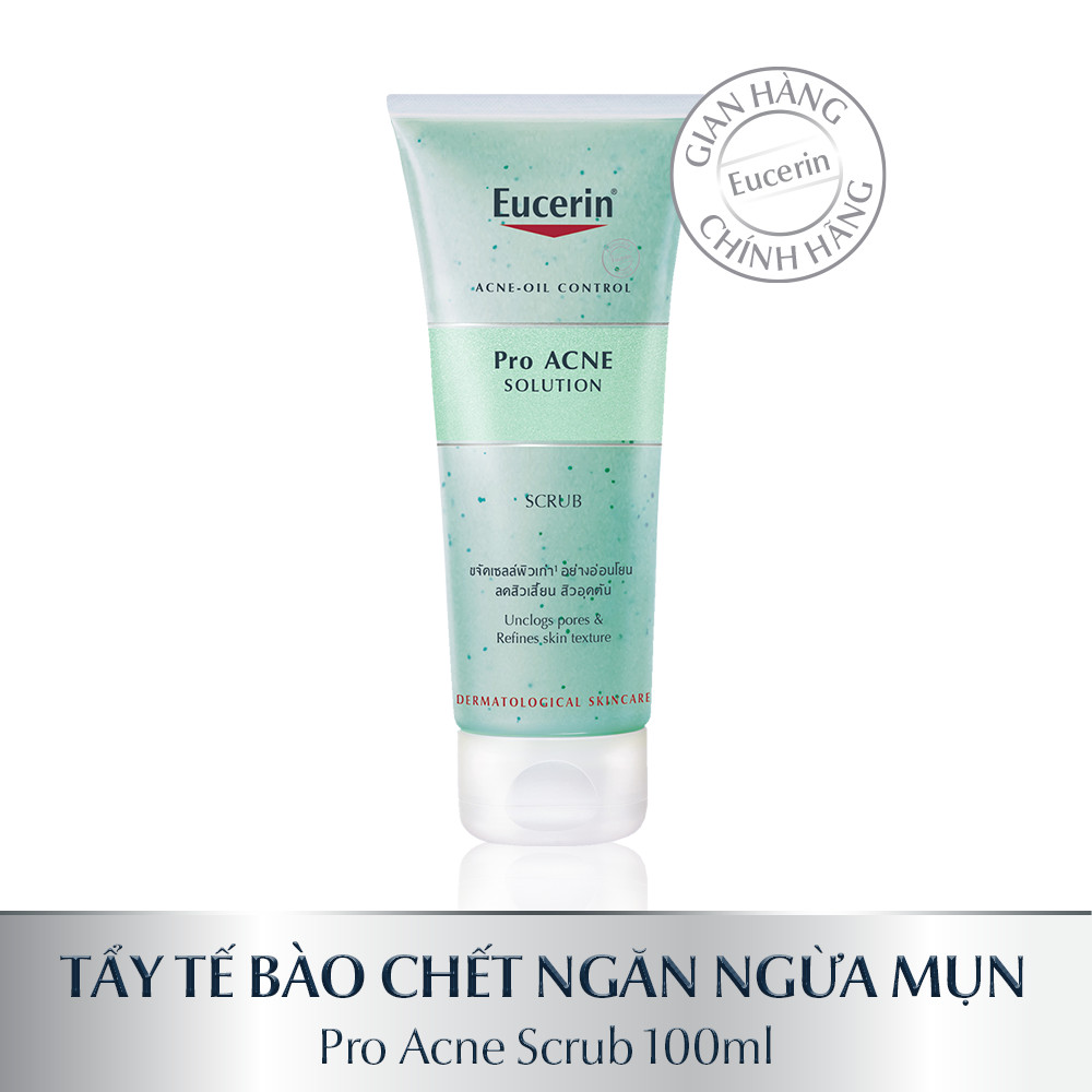 Tẩy tế bào chết ngăn ngừa mụn Eucerin Pro Acne Scrub 100ml