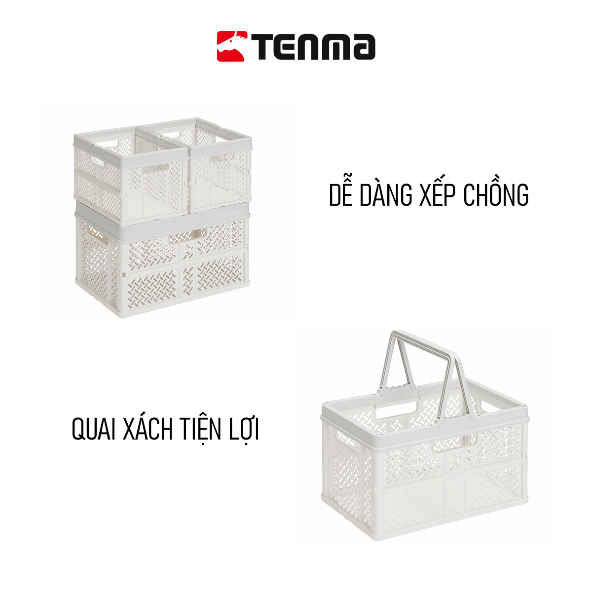 Giỏ Nhựa Đa Năng TENMA, PRX Size S