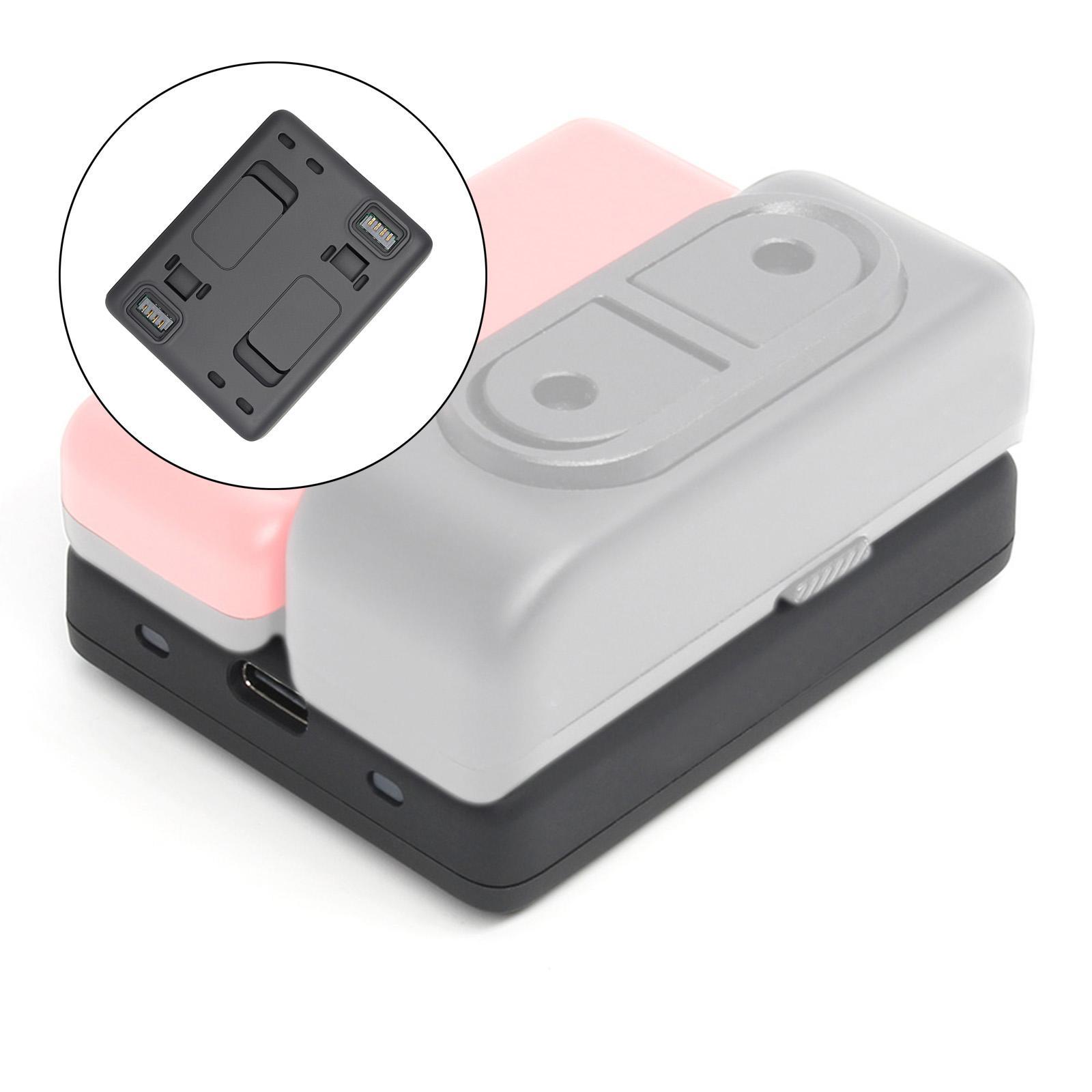 Dual Battery Charger Camera Battery Dock for R Action Camera