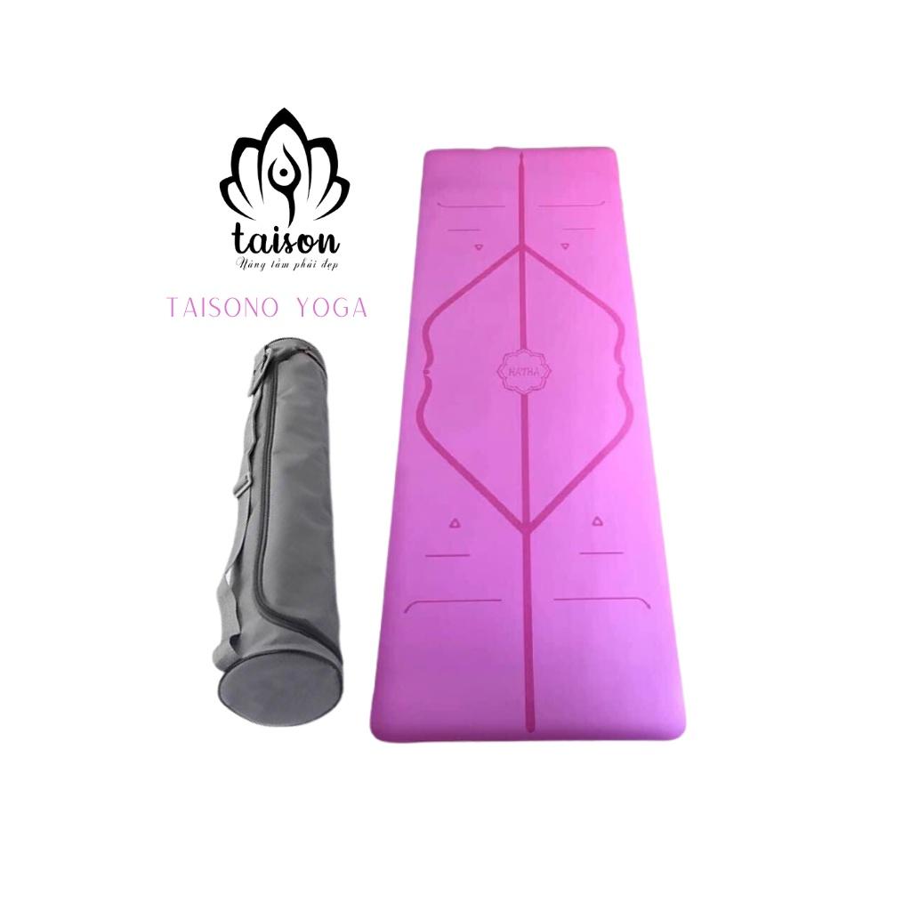 Thảm Tập Yoga Định Tuyến 2 Lớp hathal + Bao Đựng Thảm Tập Yoga Định Tuyến + Dây Buộc Thảm Tập Yoga (màu ngẫu nhiên) 4.