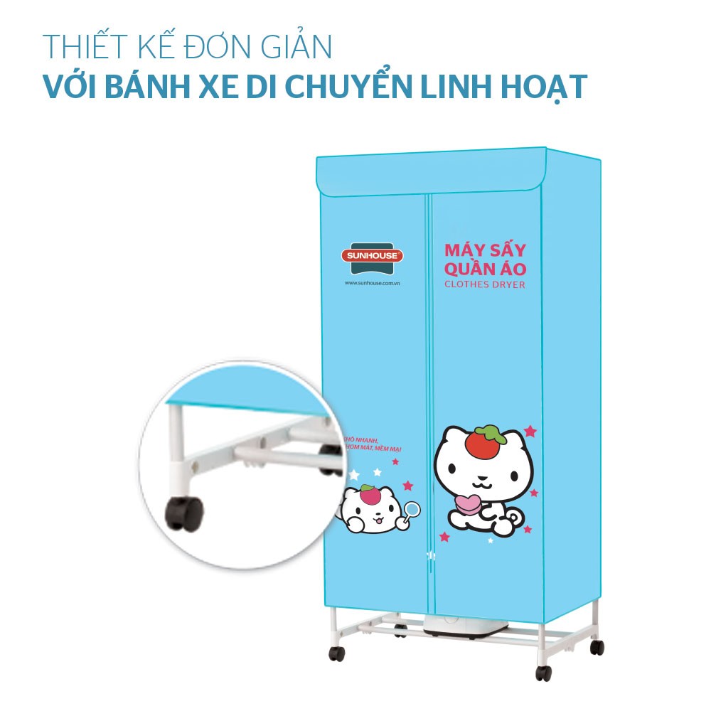 Tủ sấy quần áo SHD 2702
