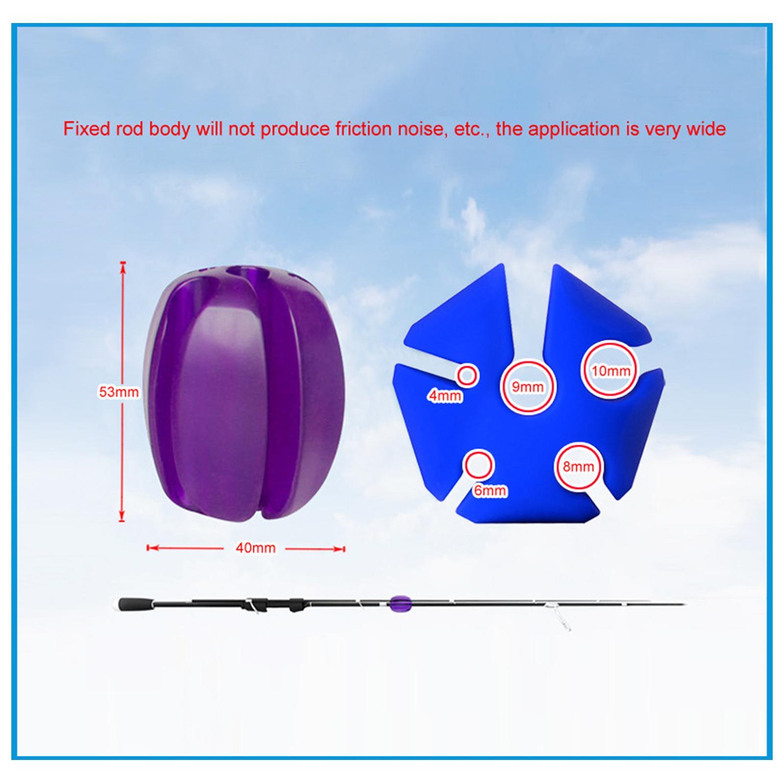 Reusable Fishing Rod Tie Holder Fastener Binding Clip for Outdoor