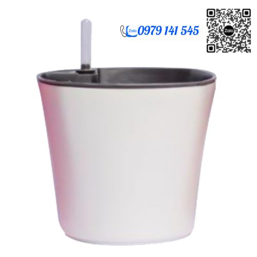 CHẬU TRỒNG CÂY THÔNG MINH TỰ DƯỠNG: Có Phao Báo Nước, Chậu Tự Dưỡng Thông Minh, Trồng Cây Văn Phòng, Nội Thất, Tự Tưới Thẩm Thấu, Nhựa ABS Cao Cấp An Toàn, Tiện Lợi