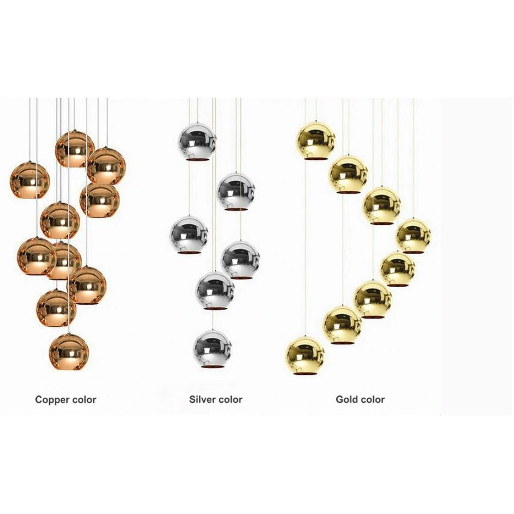 Đèn thả trang trí 3D, chao đèn thả thủy tinh, đèn decor TH688 + Tặng bóng đèn led