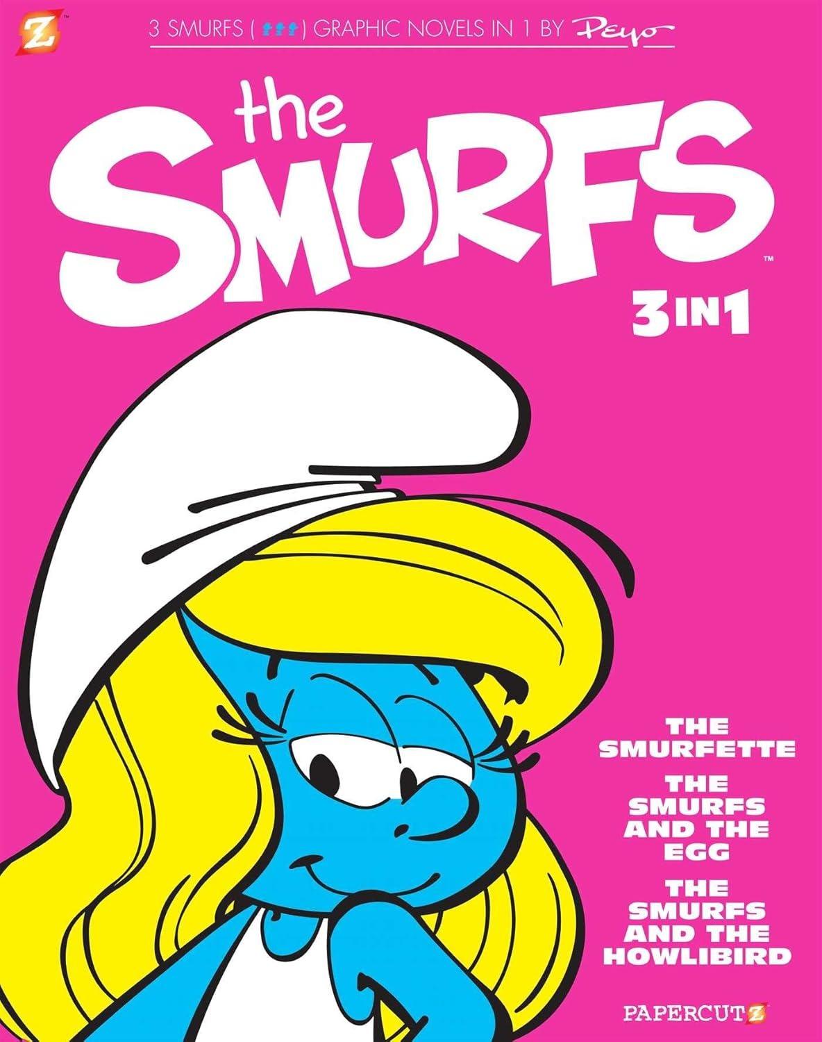 Sách ngoại văn: The Smurfs 3-In-1 #2 - The Smurfs And The Egg, And The Smurfs And The Howlibird
