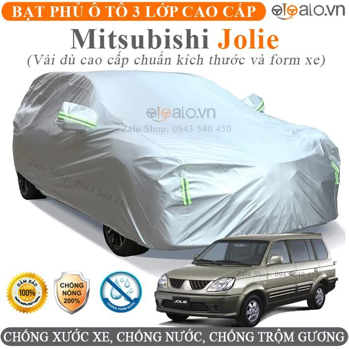Bạt che phủ xe ô tô Mitsubishi Jolie vải dù 3 lớp CAO CẤP BPXOT - OTOALO