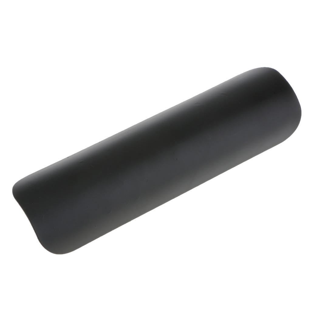 Motorcycle 9" Exhaust Muffler Pipe Heat Shield Cover Polished Stainless Heel Guard for Harley Suzuki Black