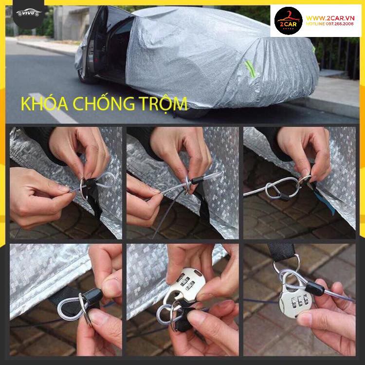 Bạt Che Phủ Xe Kia Seltos Cao Cấp (bạt 3 lớp Tráng Nhôm, chống xước)