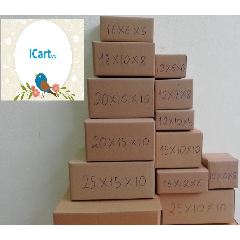 Hộp carton đóng hàng 16X12X6