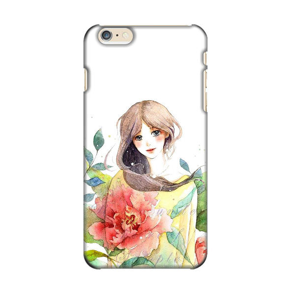 Ốp Lưng Dành Cho Điện Thoại iPhone 6 Plus - Cô Gái Hoa Hồng