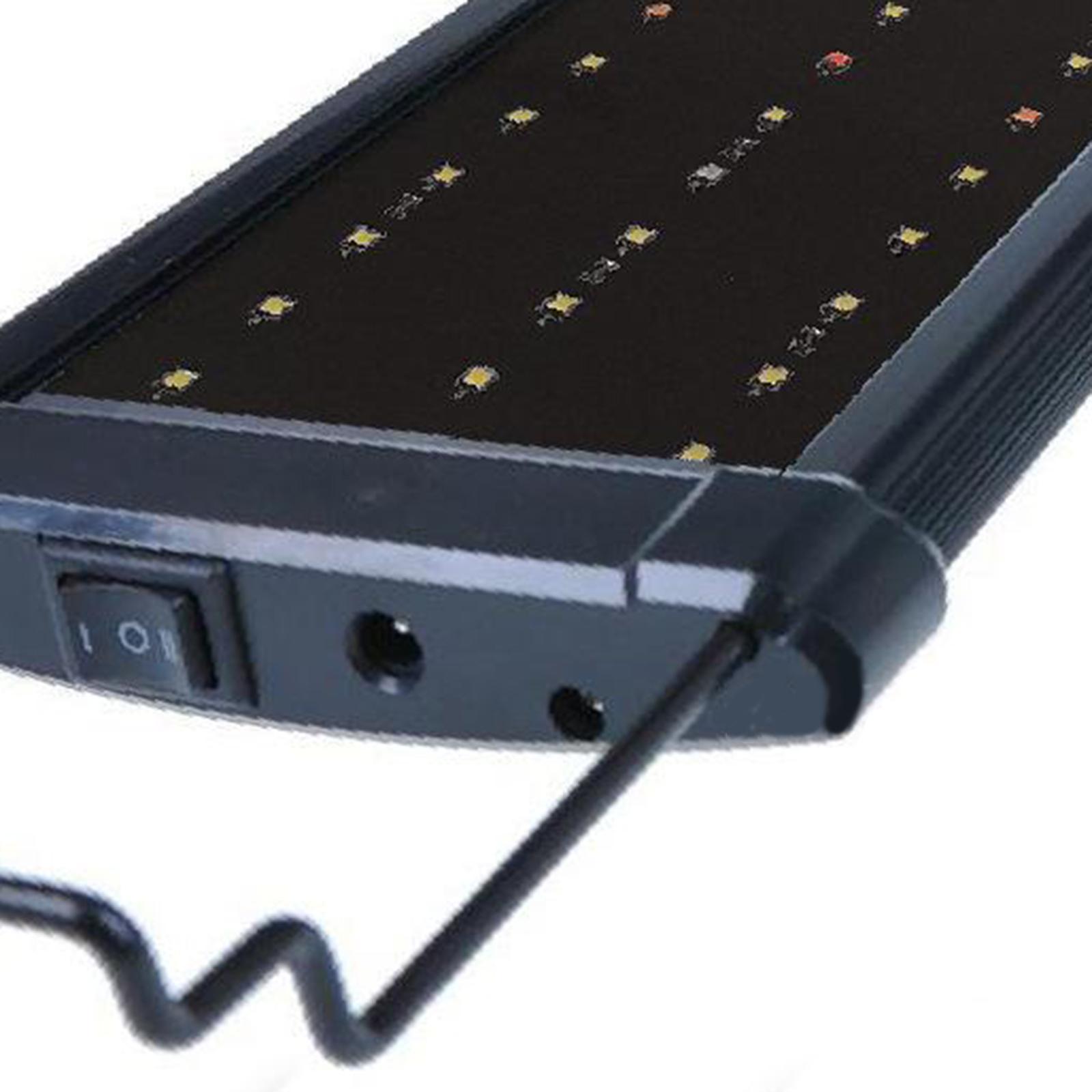 LED Aquarium Light Fishes Tank Light with Extendable Brackets Full Spectrum