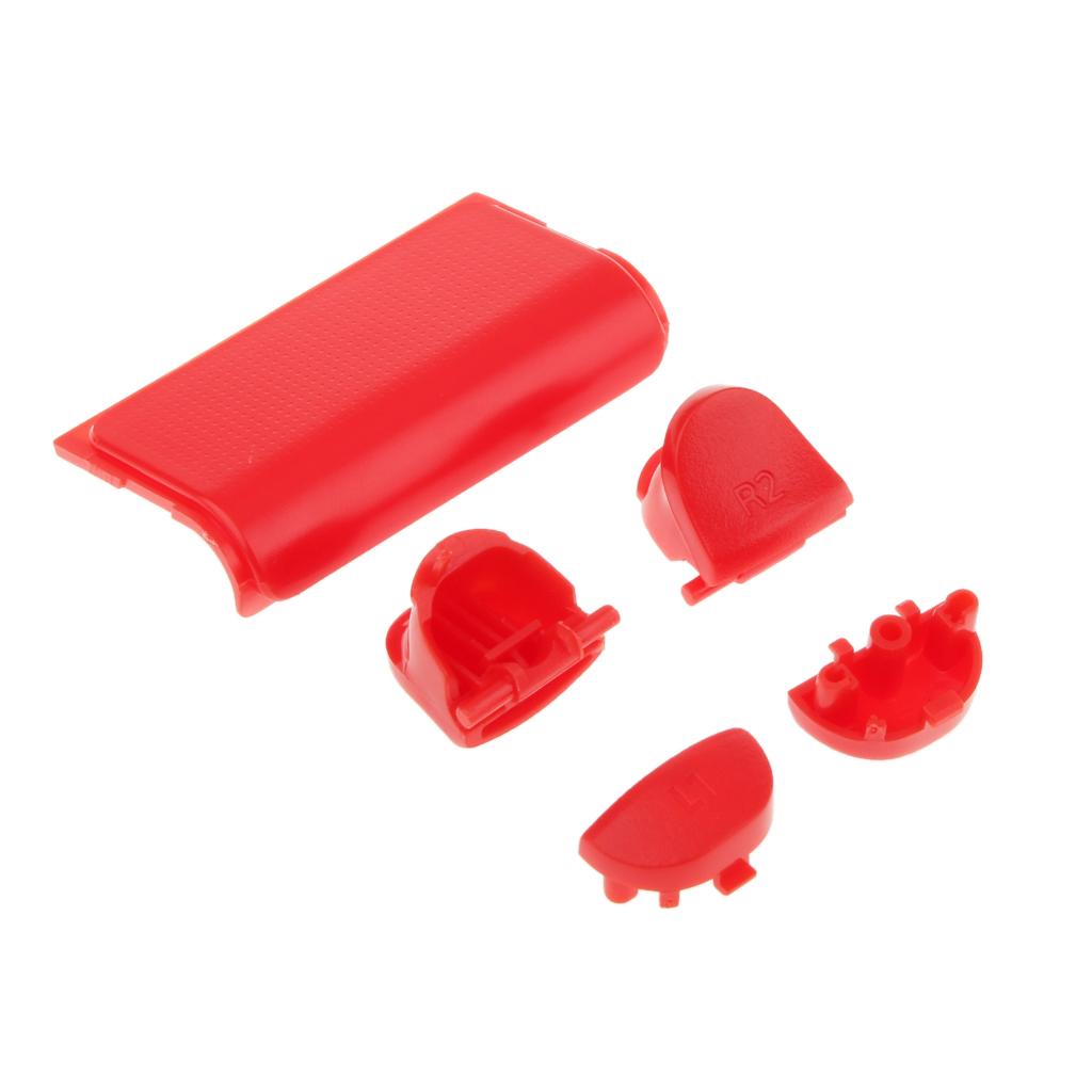 3x Repair Part Full Buttons Mod Kit for Sony PS4 Gamepad White+ Black