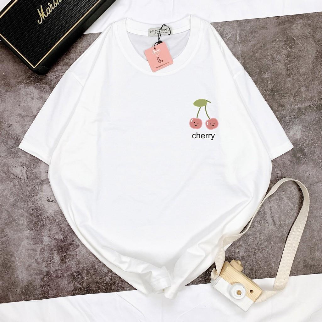 - Áo thun tay ngắn Be Yourself unisex size M L XL - CHERRY