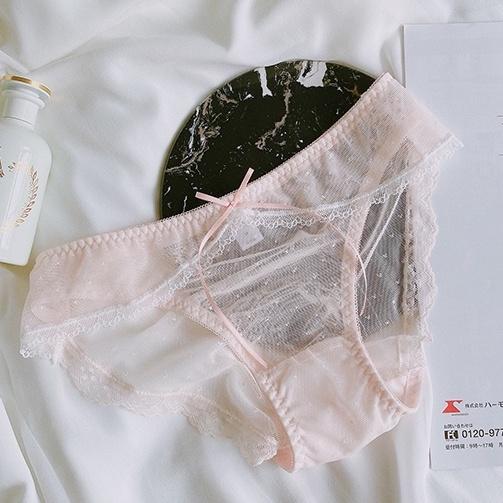 Quần lót Lolita chất ren cotton nhẹ nhàng ngọt ngào IDOLLY KZ072