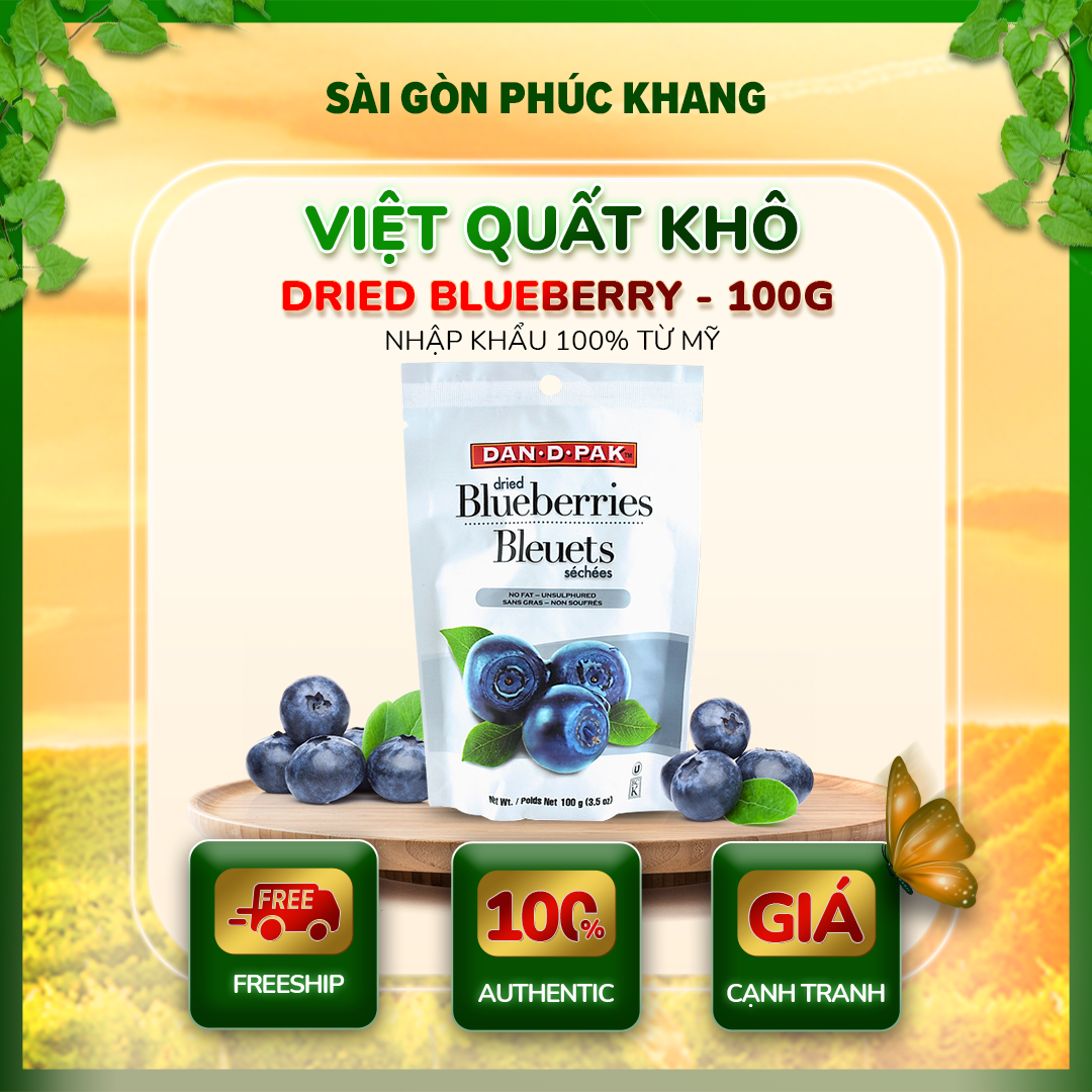 Quả Việt Quất Mỹ 100gr