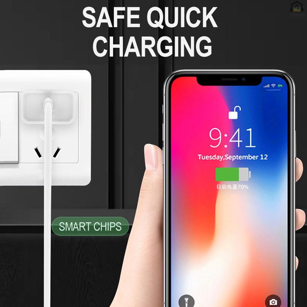 Củ sạc cổng USB loại C 18W cho điện thoại thông minh iOS Android Tablet PC