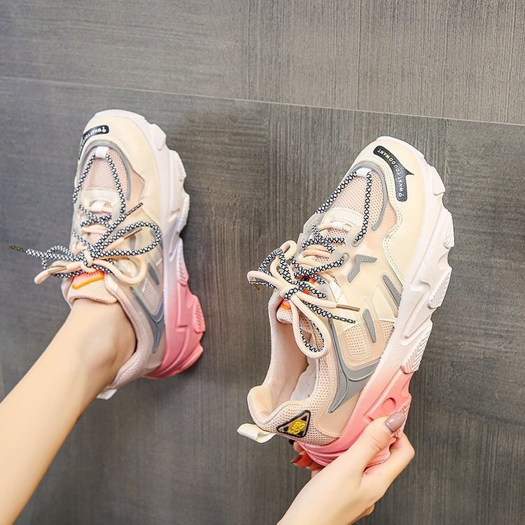 Giày Sneaker - Giày Thể Thao Nữ Nâng Chiều Cao, Êm Chân - 3 Màu Nổi Bật, Phối Rất Cá Tính - Hàng Cao Cấp - Đủ Size