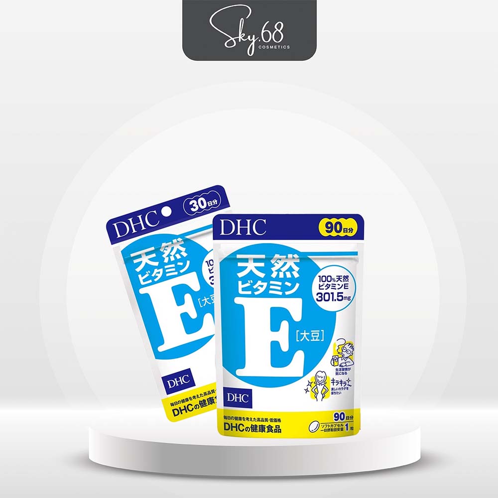 Viên Uống Bổ Sung Vitamin E DHC Nhật Bản (30v/gói hoặc 90v/gói)