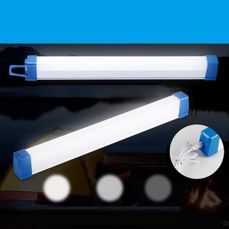 Bóng đèn LED tích điện loại siêu sáng 60W dài 50cm kèm sạc USB