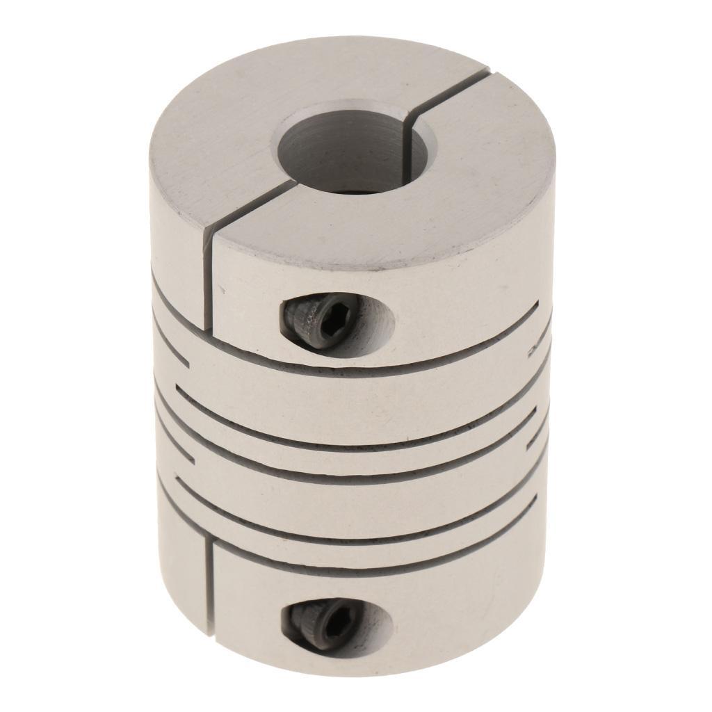 Parallel Thimble Shaft Coupling 32 x 41mm Diameter Motor Coupler Aluminum Alloy Joint Connector for DIY Encoder Absorb Vibration, Compensate Radial