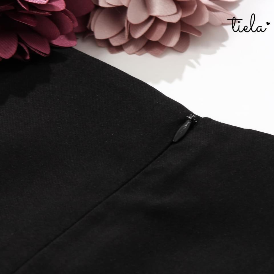 Chân váy thêu hoa bi TIELA - Chân váy chữ A công sở - Hoa bi Skirt