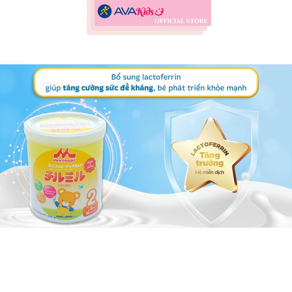 Sữa bột Morinaga Chilmil số 2 320g (6 - 36 tháng)