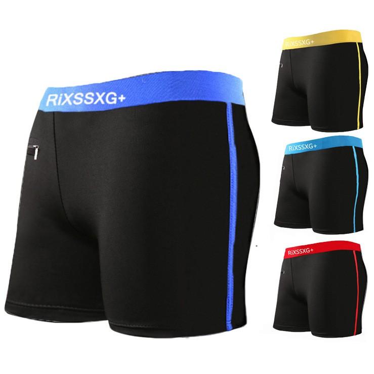 quần bơi nam boxer cạp cao khô nhanh,ống rộng xẻ size 2021 bán hot,số lượng nhiều