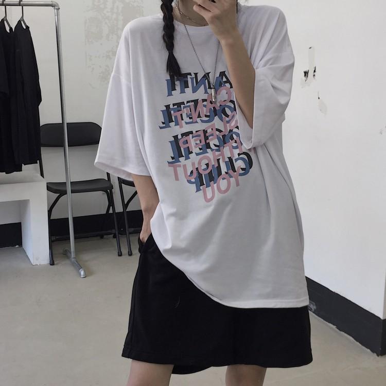 Áo thun tay lỡ Unisex, áo phông form rộng ATL229  - Yinxx