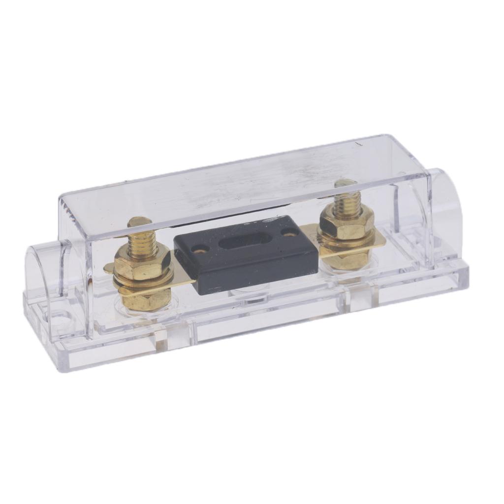 100A Car Audio Clear Fuse Holder Power Circuit Protection
