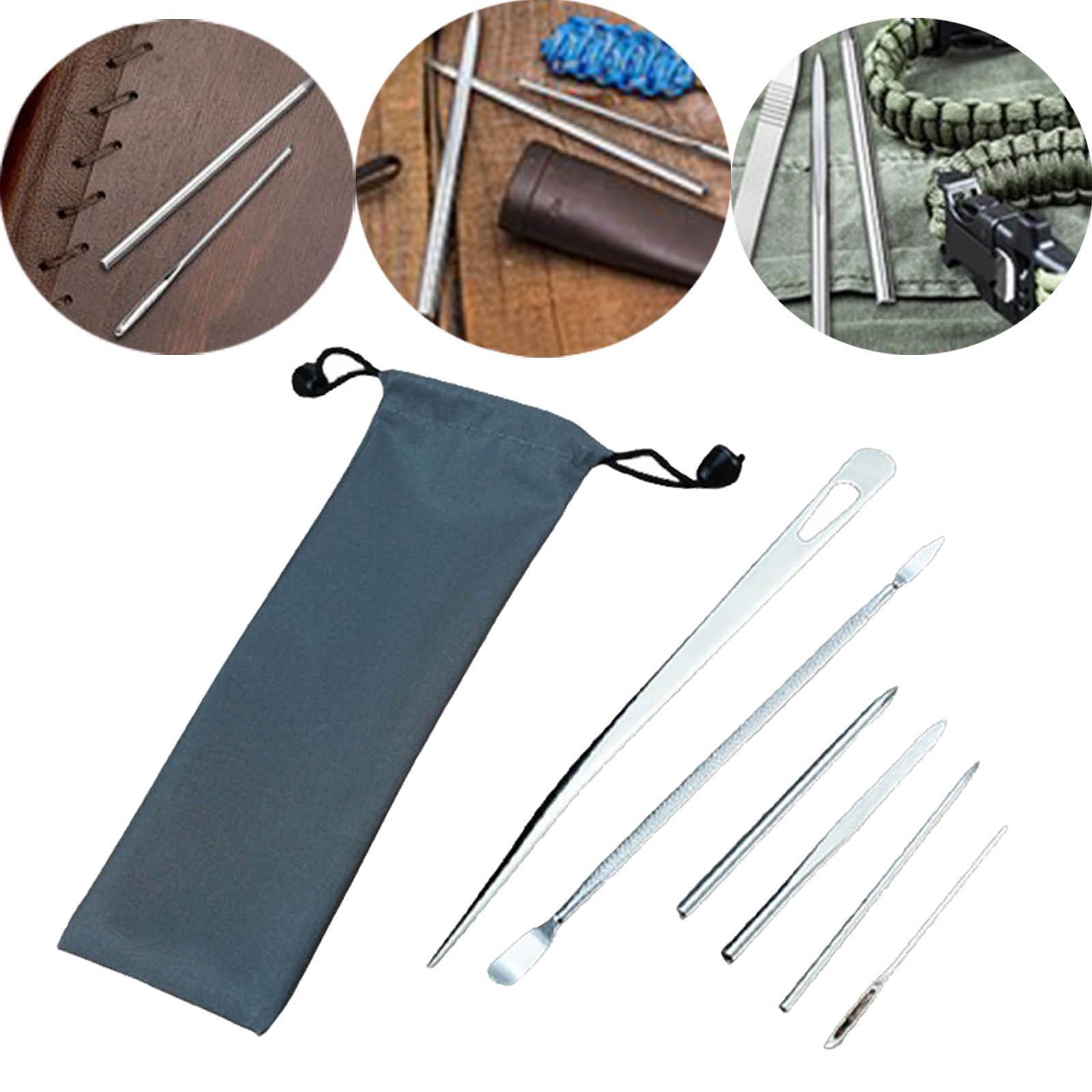 Paracord Multiple Purposes Smoothing Tool Paracord Lacing 6Pcs