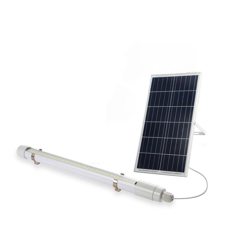đèn năng lượng mặt trời T8 có 3 công suất 100w (60cm) 150w (90cm) 200w (120cm), chỉ số kháng nước IP67 an toàn khi sử dụng