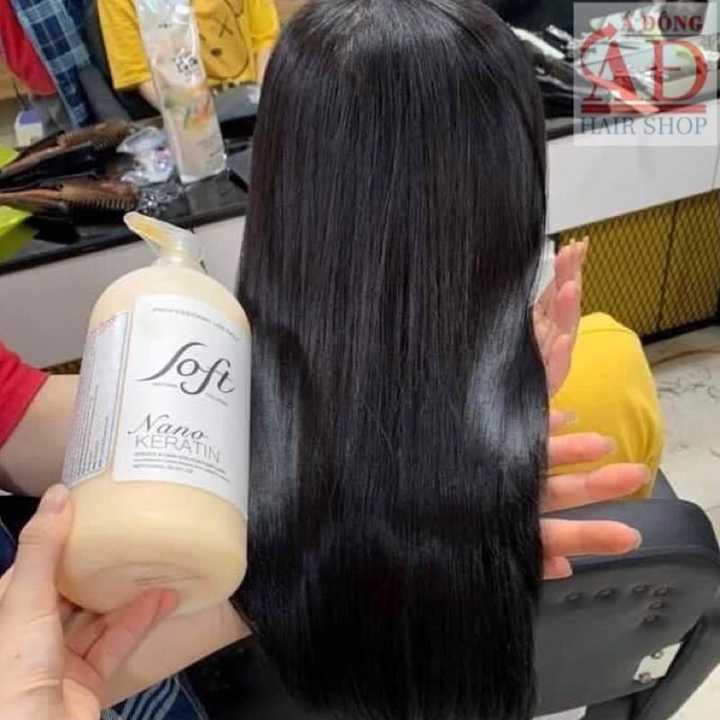 Bộ dầu gội xả hấp ủ Keratin Nano Soft Nature phục hồi tóc siêu mềm mượt