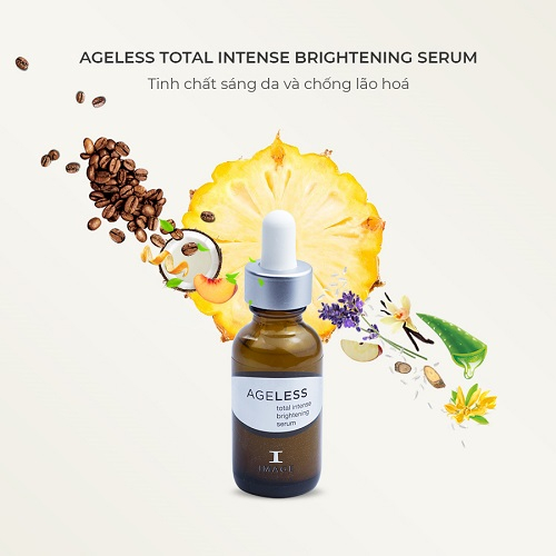 [Date11/2024] Serum dưỡng trắng, mờ nám, trẻ hóa da Image Skincare Ageless Total Intense Brightening Serum 29.6ml