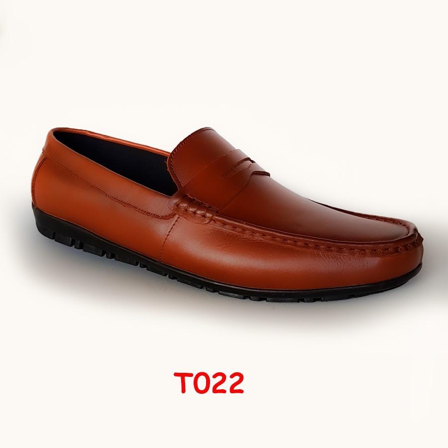 Giày Da Bò Đai Rỗng L022 T022 - Xưởng giày Chu Hải Nam 2 màu có size To 37-45