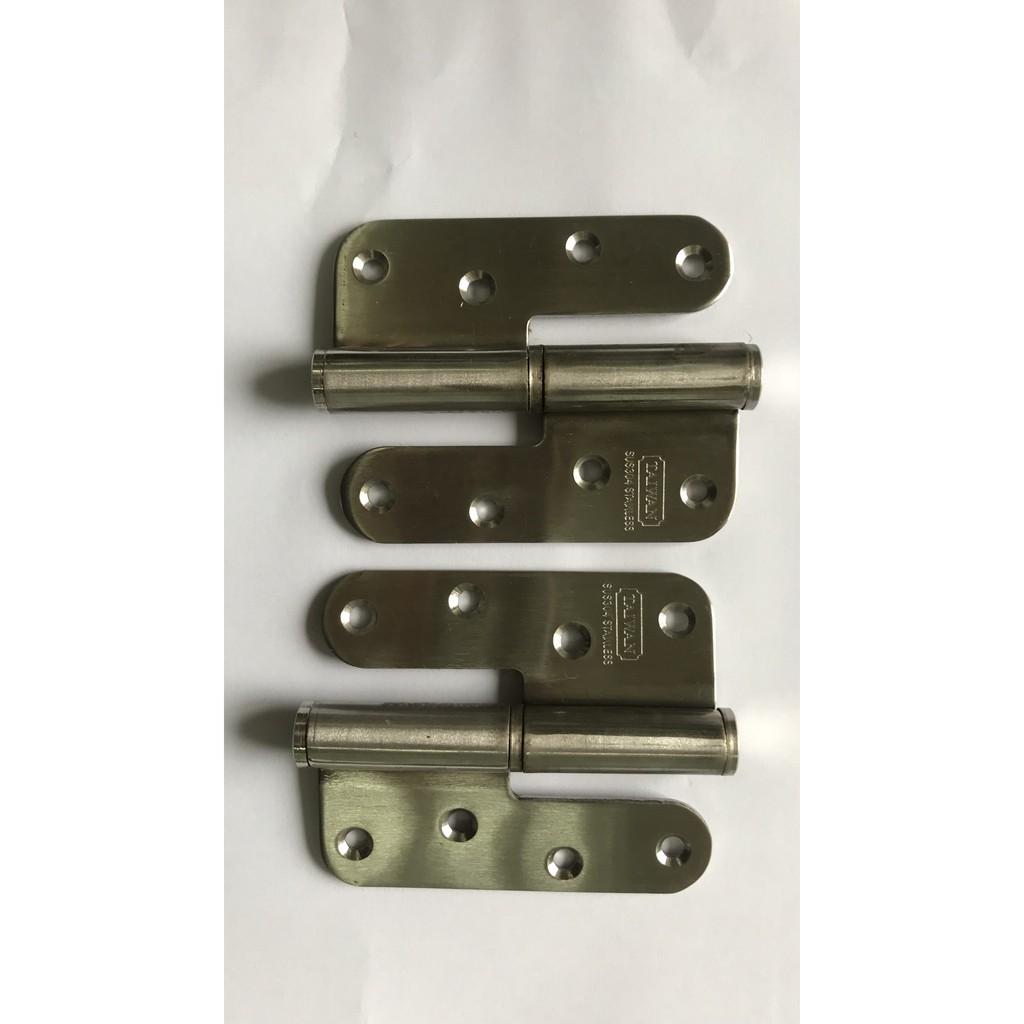 Bộ 4 lá bản lề inox số 4
