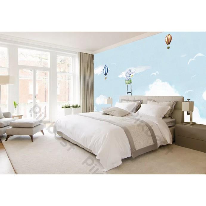 Trang trí phòng em bé nguyên tấm lớn có sẵn keo MS900303