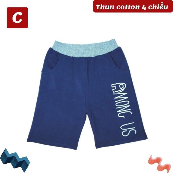 Quần áo trẻ em béo phì bé trai Among US từ 22-58kg - Đồ bộ bé trai chất thun cotton 4 chiều-Hương Nhiên