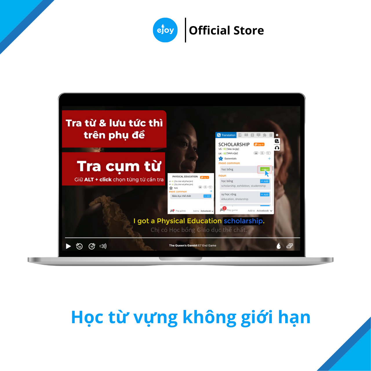 Gói học Tiếng Anh 12 tháng - Tra cứu kiến thức bằng AI trên mọi nền tảng, xem video song ngữ