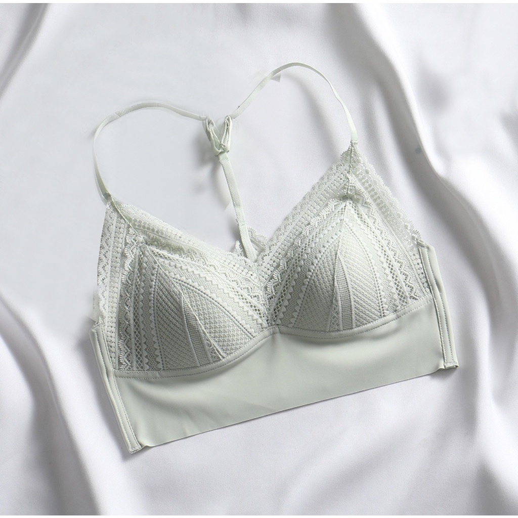 Bra dây ren mềm mại không gọng Lylylorem BR032