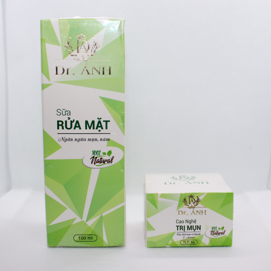 Combo Kem Nghệ Dr. Ánh và Sữa Rửa Mặt Dr. Ánh